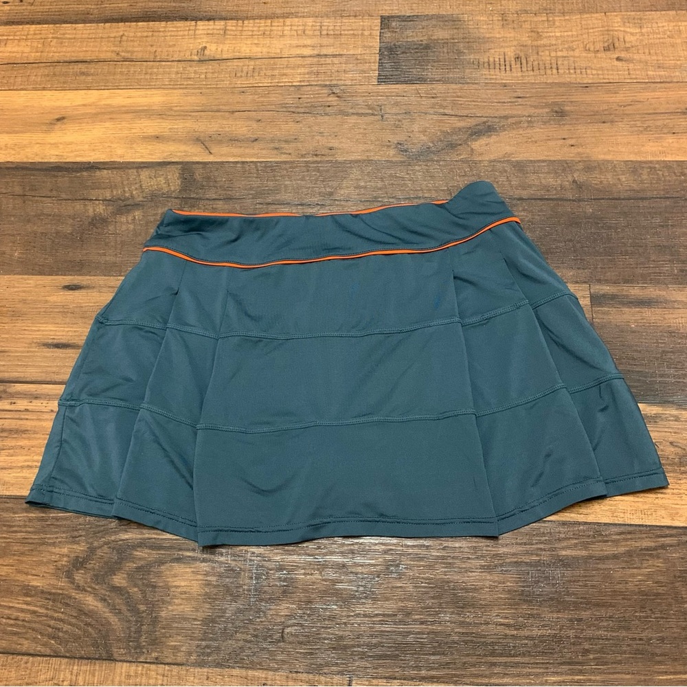 Loriet Womens Size XL skort Gray Elastic Waist Strech Casual Sports Mini Skirt - Picture 2 of 8